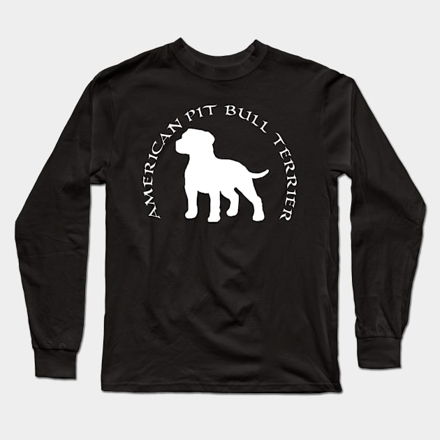 American Pit Bull Terrier dog Long Sleeve T-Shirt by Monstershirts